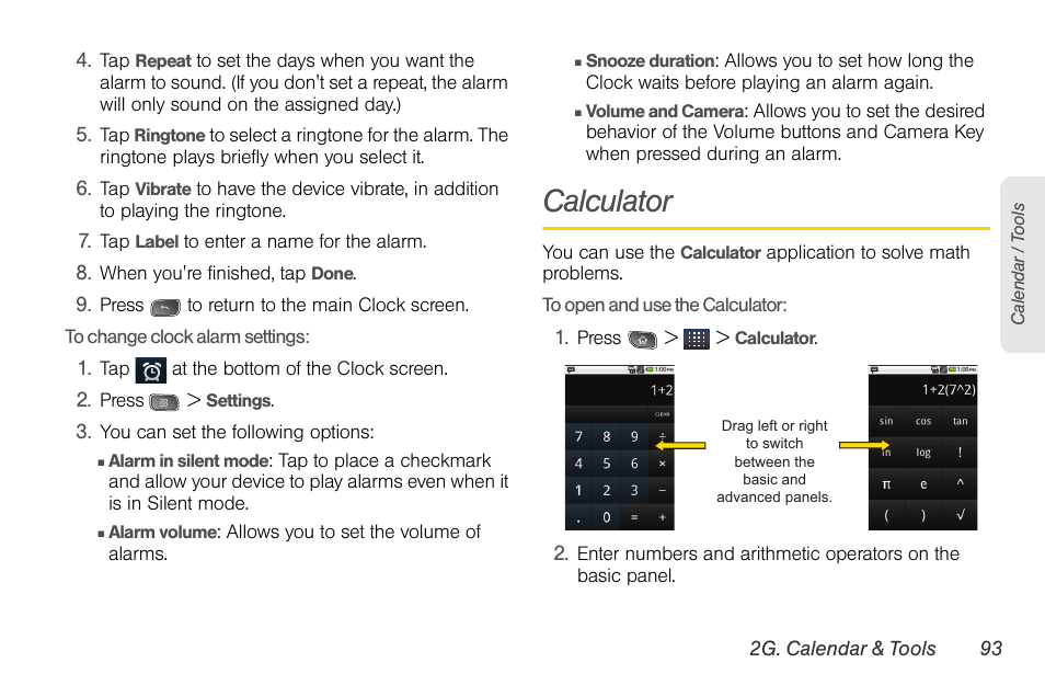 Calculator | LG LGLS670 User Manual | Page 107 / 213