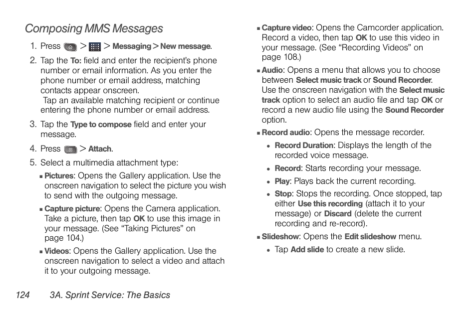 Composing mms messages | LG LGLS670 User Manual | Page 138 / 213