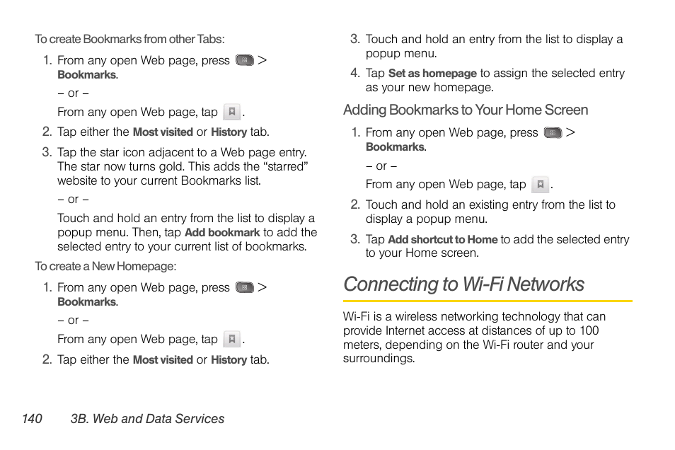 Connecting to wi-fi networks | LG LGLS670 User Manual | Page 154 / 213