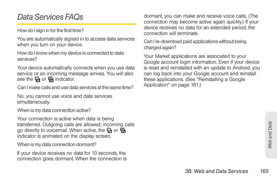 Data services faqs | LG LGLS670 User Manual | Page 179 / 213
