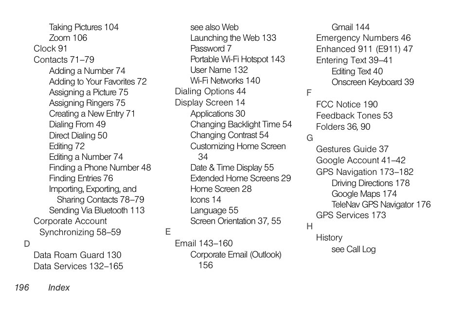 LG LGLS670 User Manual | Page 210 / 213