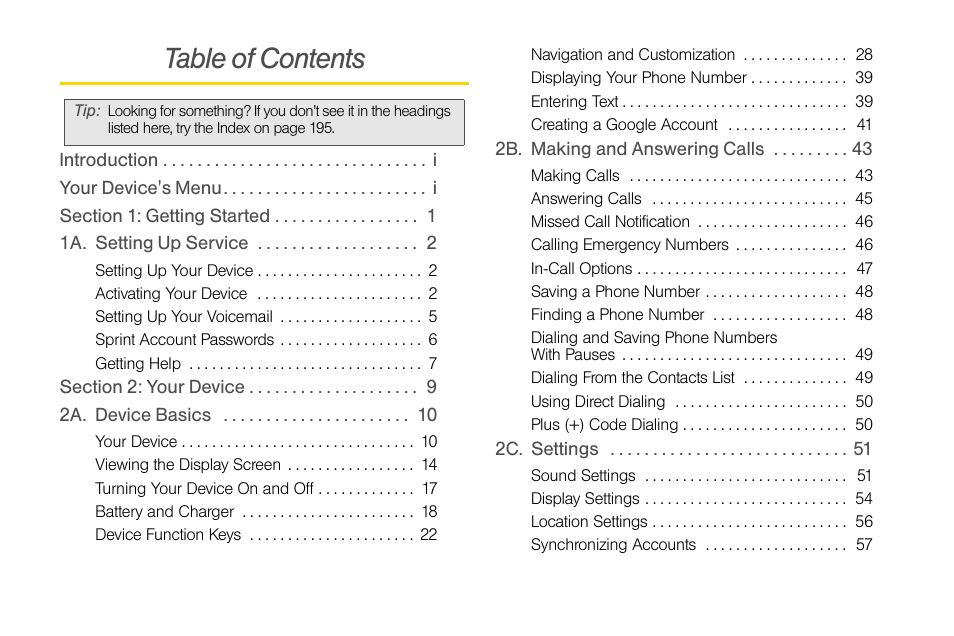 LG LGLS670 User Manual | Page 3 / 213