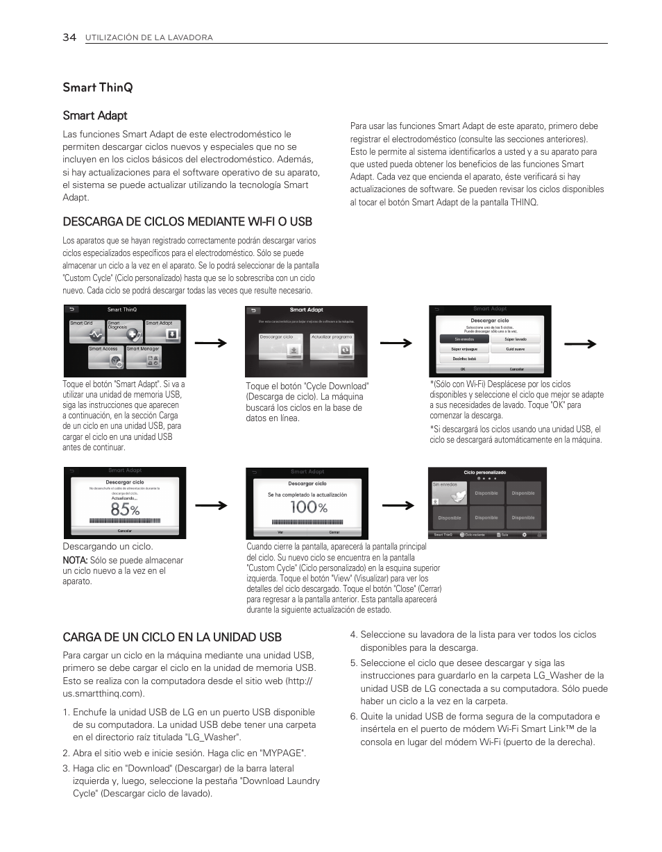 Smart thinq | LG WT6001HVA User Manual | Page 80 / 92