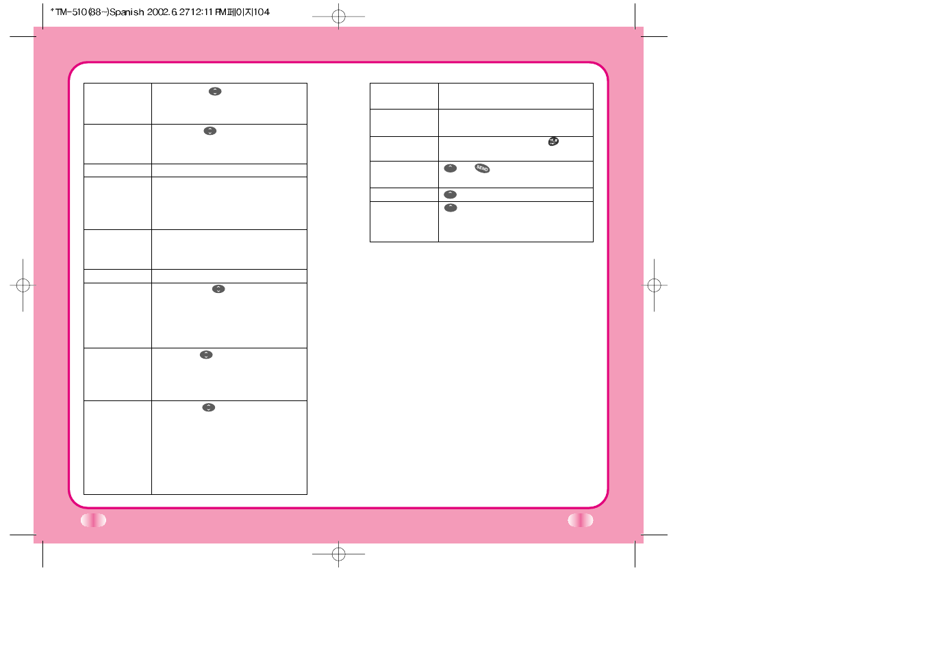 LG LGTM510 User Manual | Page 112 / 113