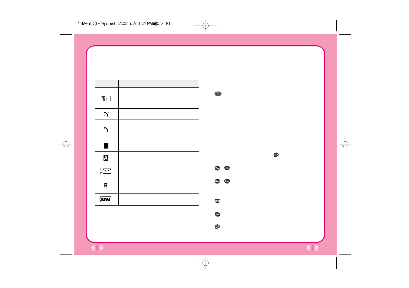 Iconos en la pantalla | LG LGTM510 User Manual | Page 65 / 113