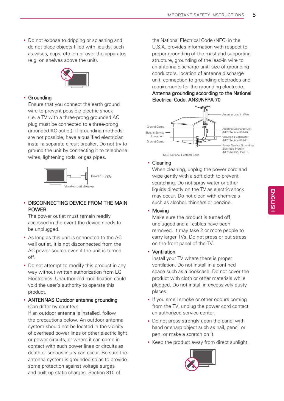 LG 47LV3700 User Manual | Page 5 / 172