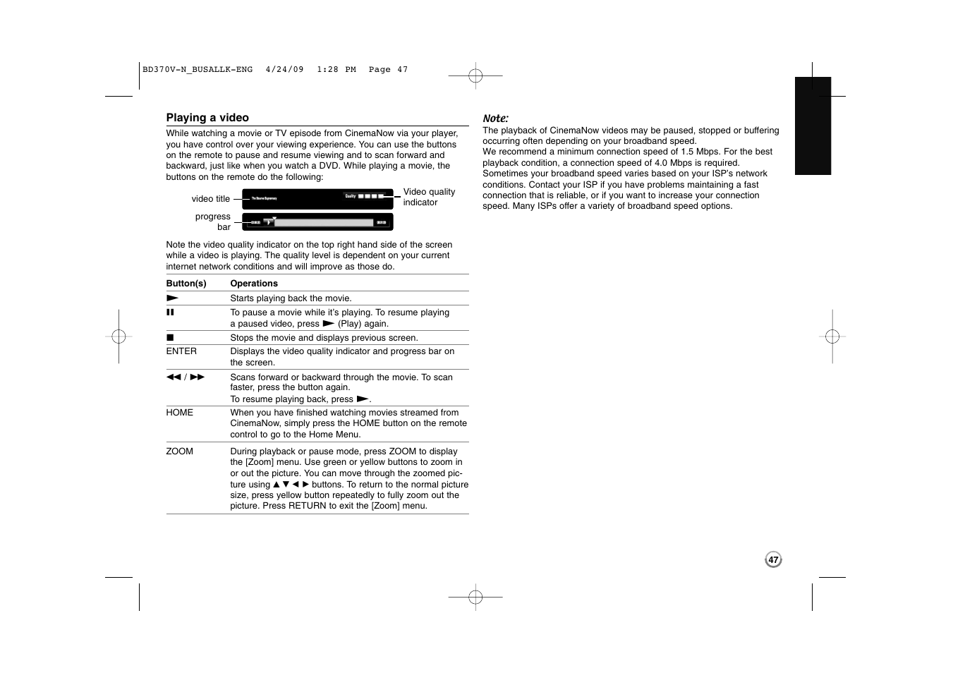 LG BD370 User Manual | Page 47 / 56