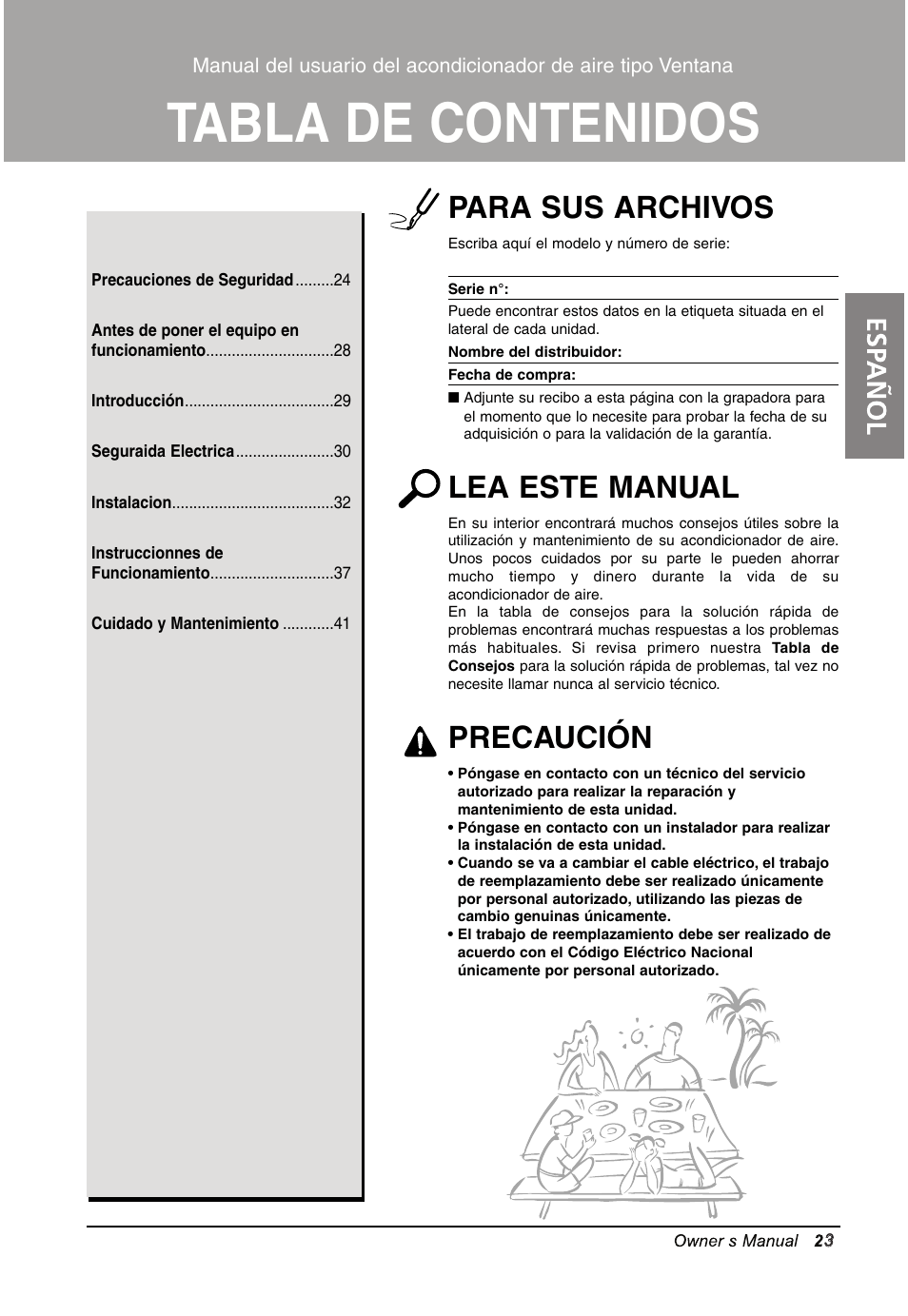 LG LW7014HR User Manual | Page 23 / 48