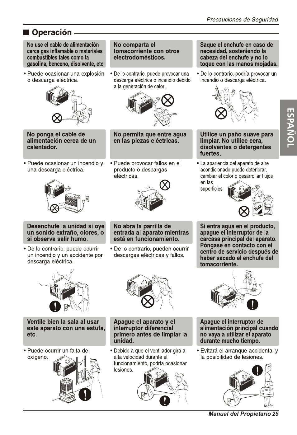 LG LW7014HR User Manual | Page 25 / 48