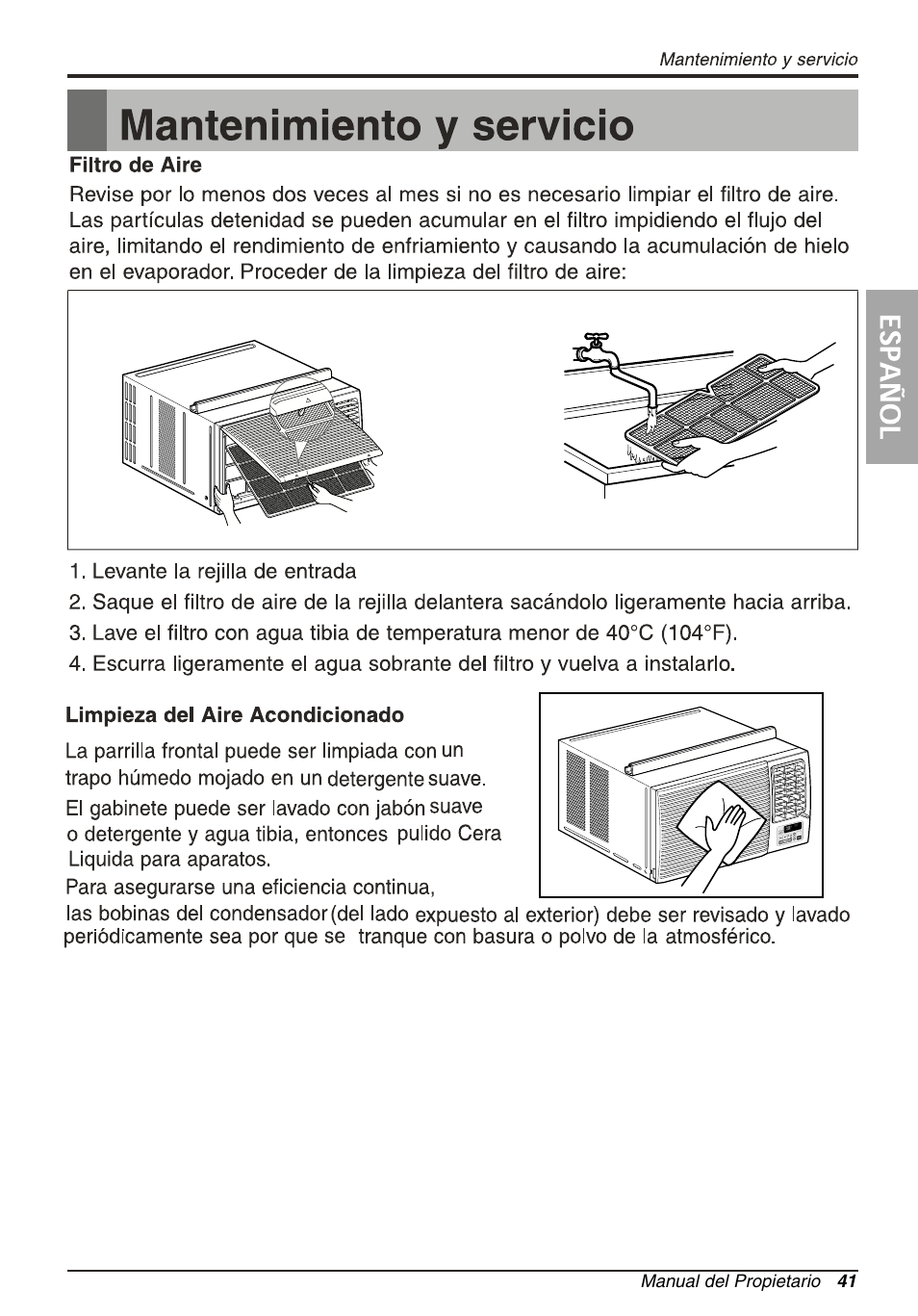 LG LW7014HR User Manual | Page 41 / 48