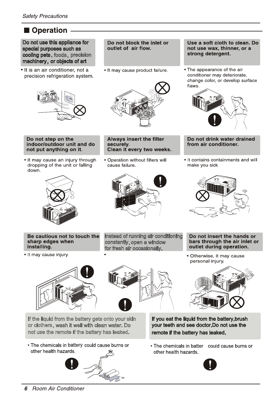 LG LW7014HR User Manual | Page 6 / 48