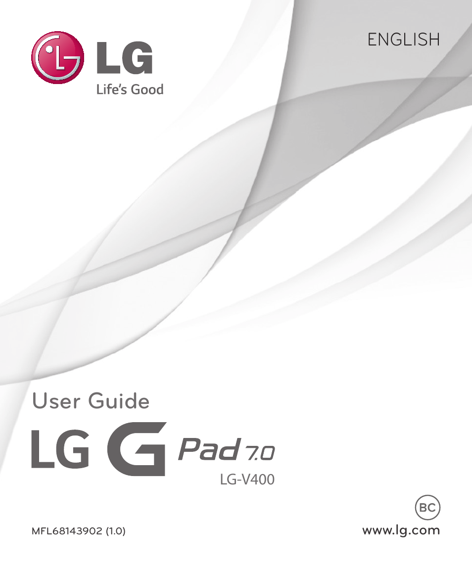 LG LGV400 User Manual | 132 pages