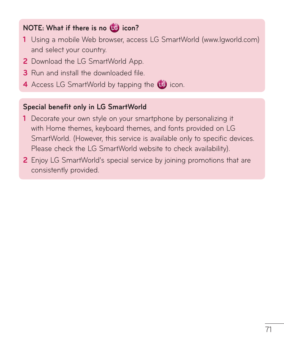 LG LGV400 User Manual | Page 73 / 132