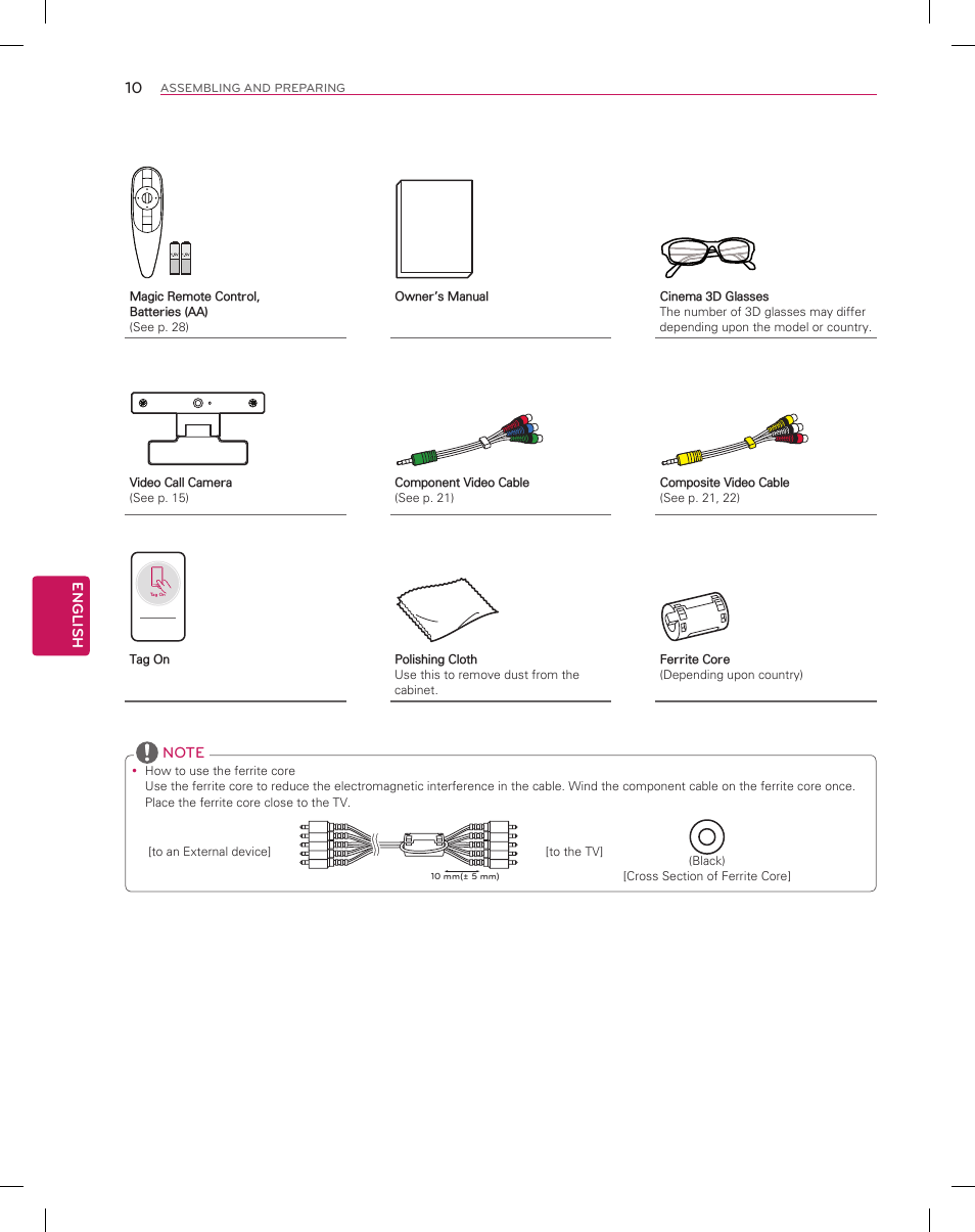 LG 55EA8800 User Manual | Page 10 / 40