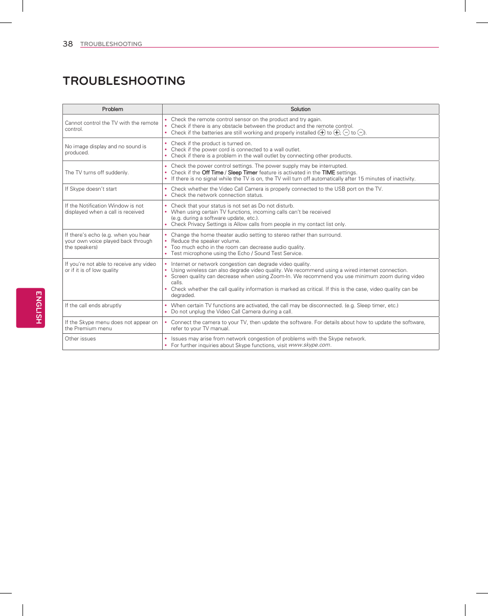 Child safety, Proper television placement matters, Troubleshooting | The consumer electronics industry cares, Tune in to safety, Wall or ceiling mount your television | LG 55EA8800 User Manual | Page 38 / 40