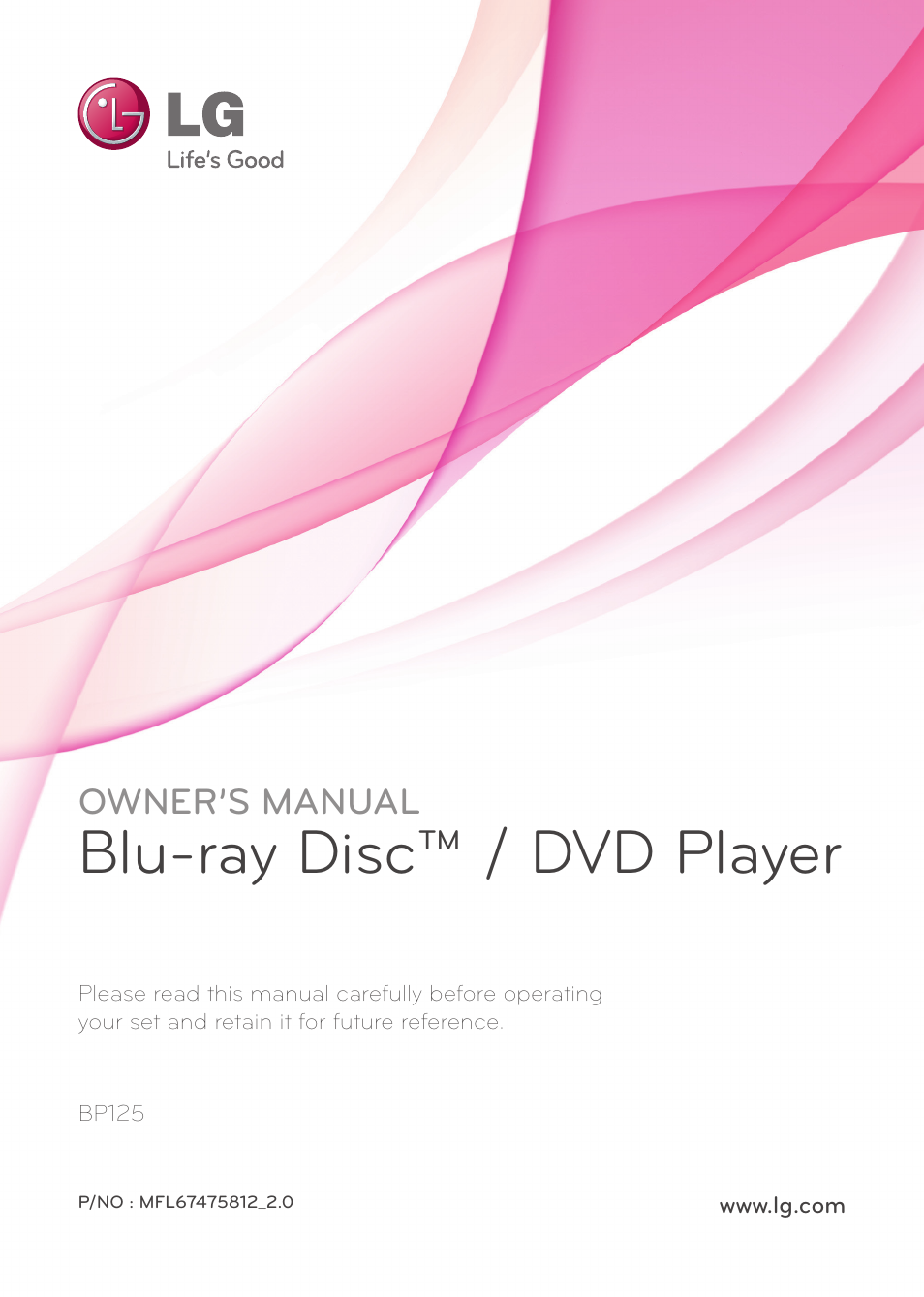 LG BP125 User Manual | 48 pages