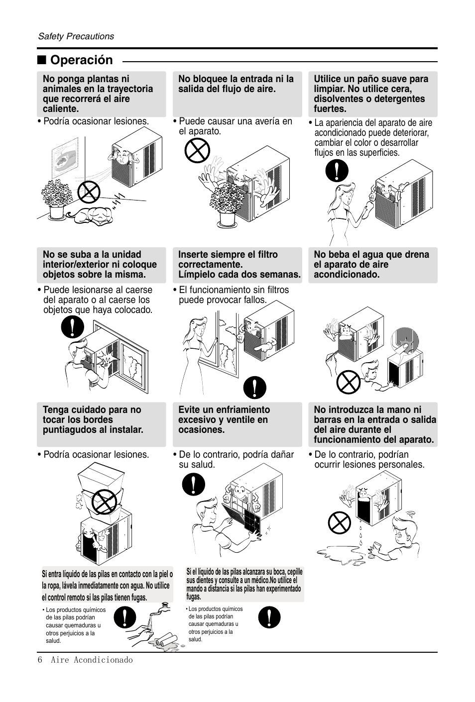 Operación | LG LW1012CR User Manual | Page 27 / 47