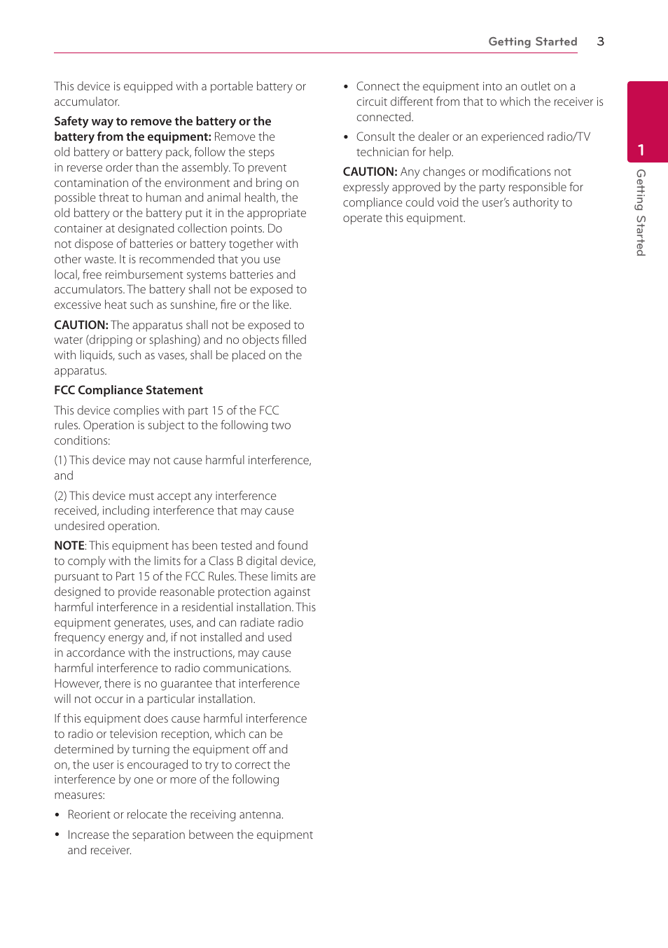 LG BP220 User Manual | Page 3 / 62