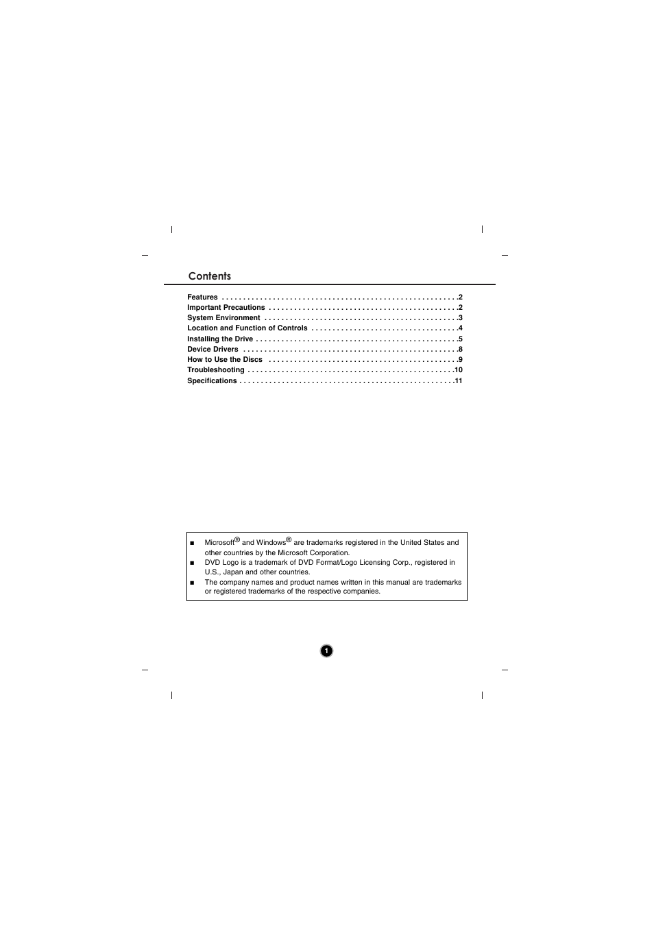 LG GSA-H44N User Manual | Page 4 / 15