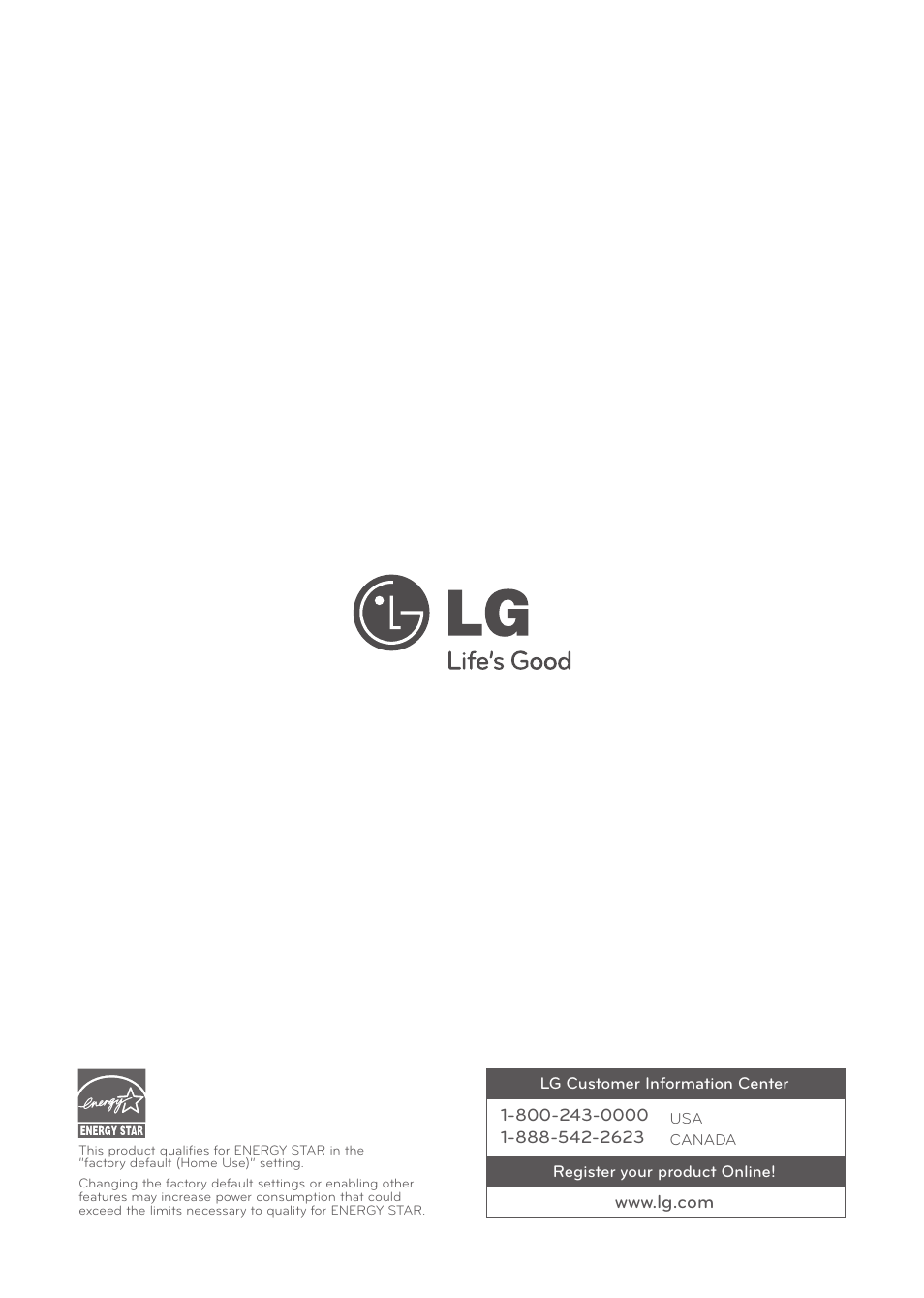 LG WT1001CW User Manual | Page 72 / 72