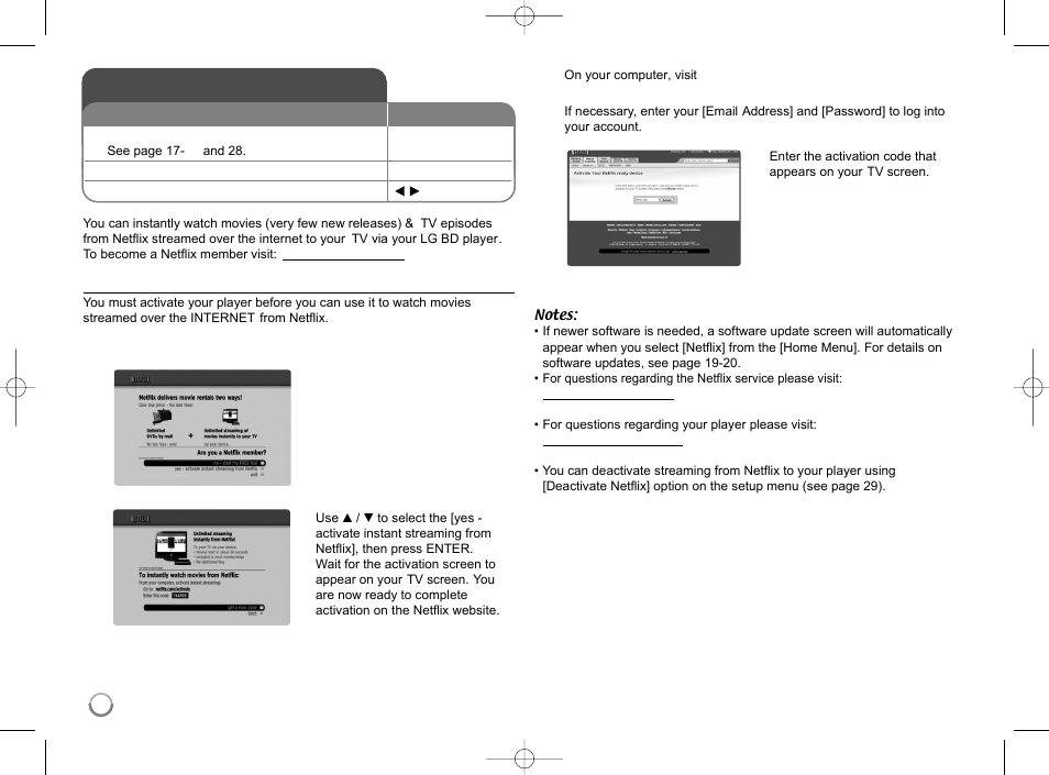 Playing netflix streaming | LG LHB977 User Manual | Page 40 / 65