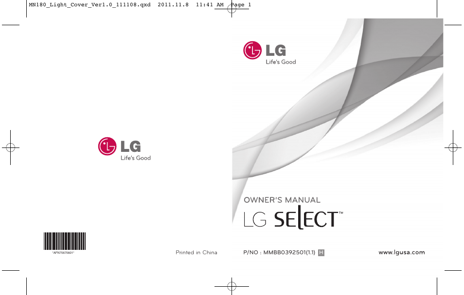 LG LGMN180 User Manual | 55 pages