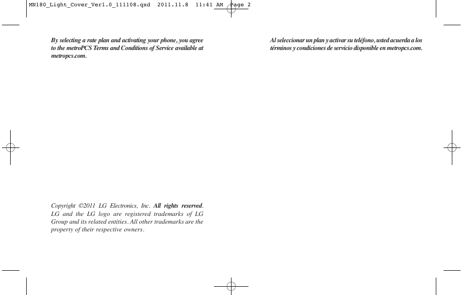LG LGMN180 User Manual | Page 2 / 55