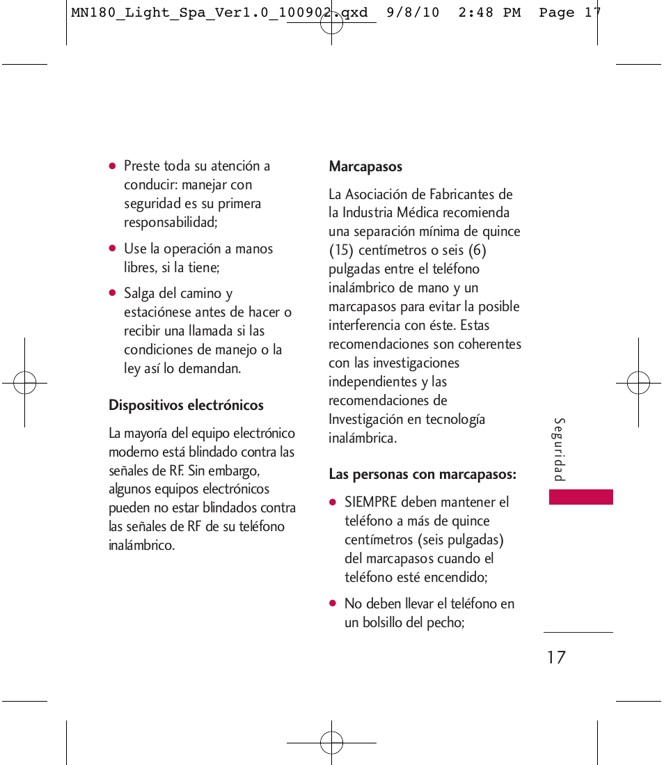 LG LGMN180 User Manual | Page 44 / 55