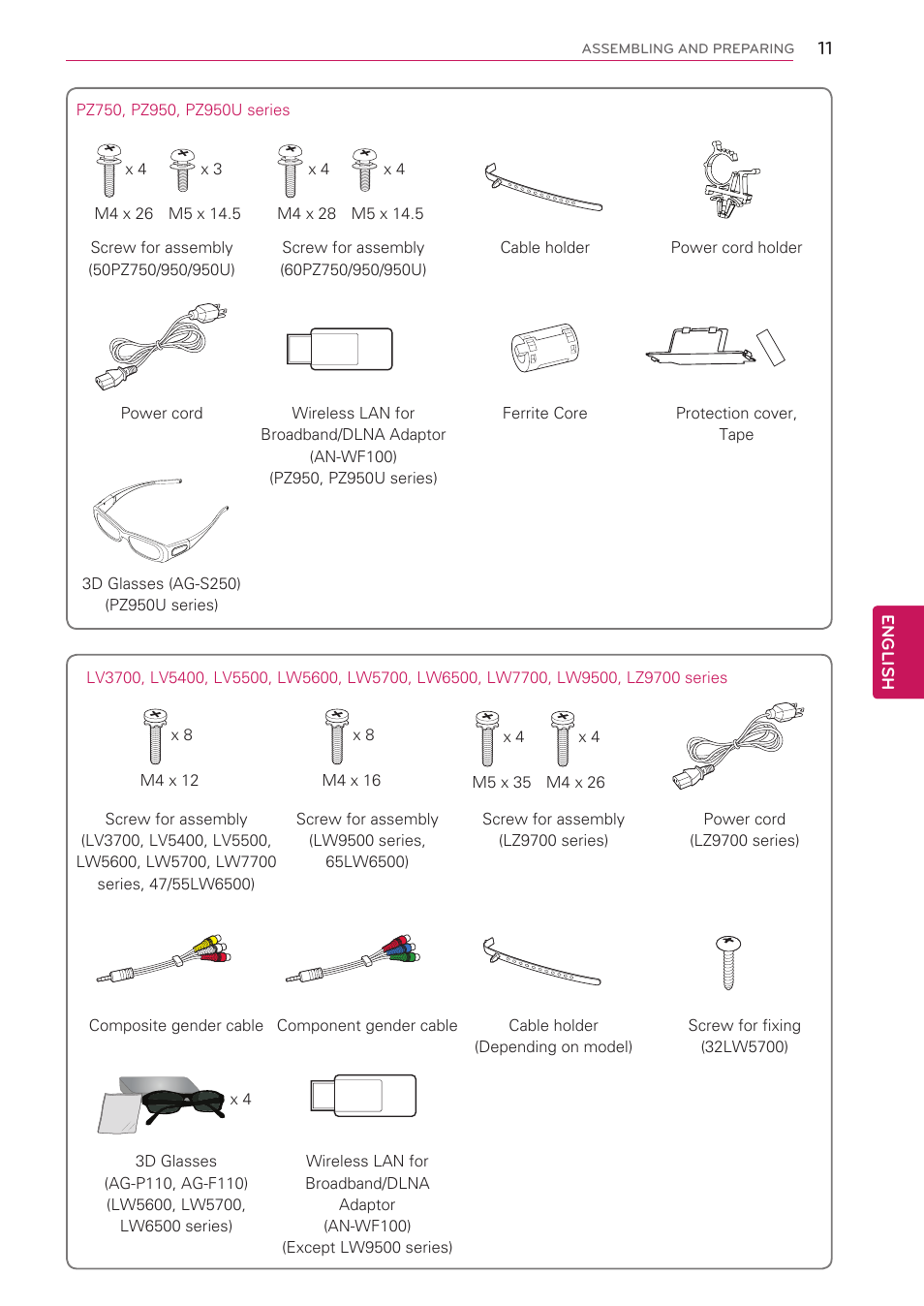 LG 55LV5500 User Manual | Page 11 / 166