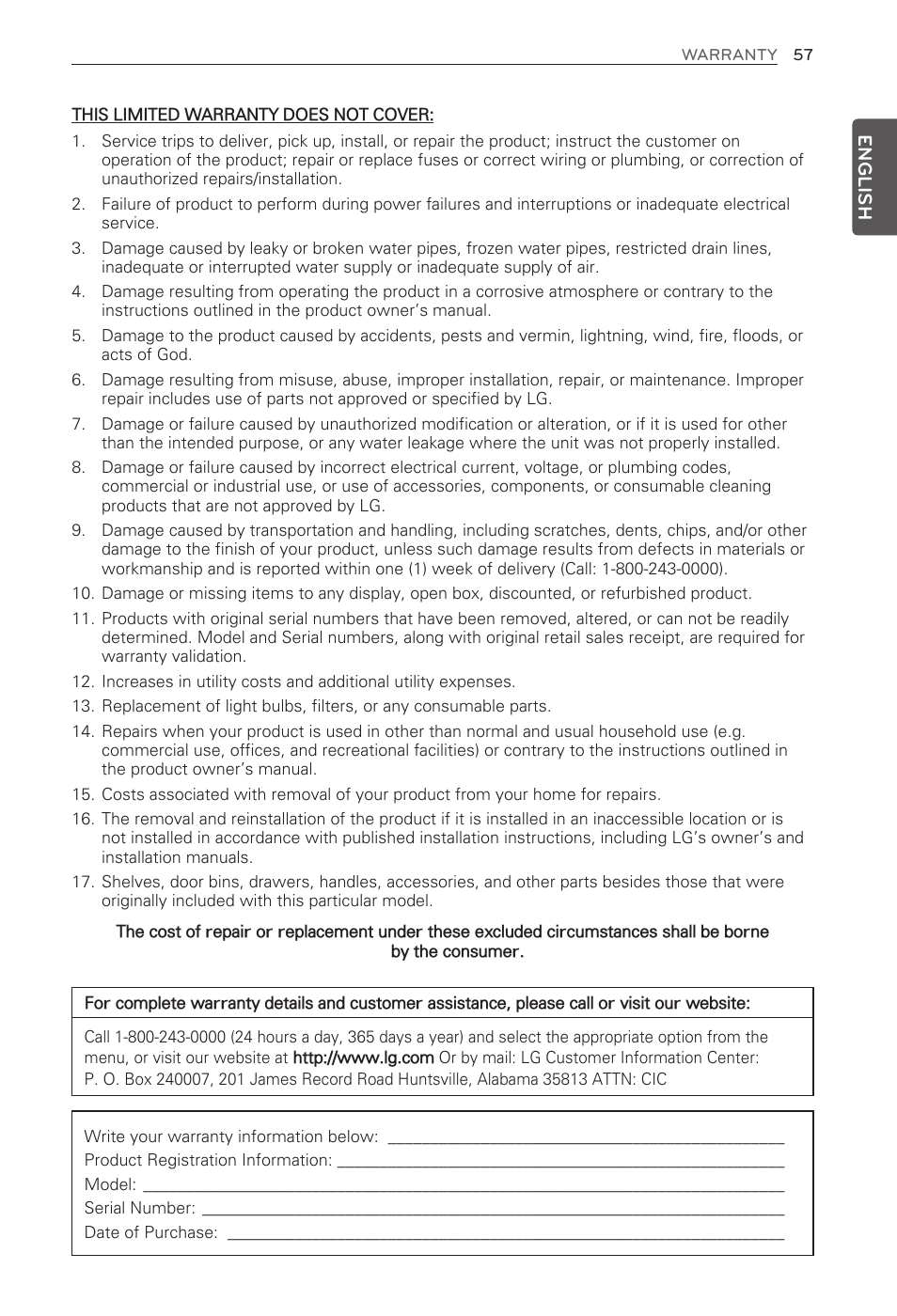 LG LMX31985ST User Manual | Page 57 / 62