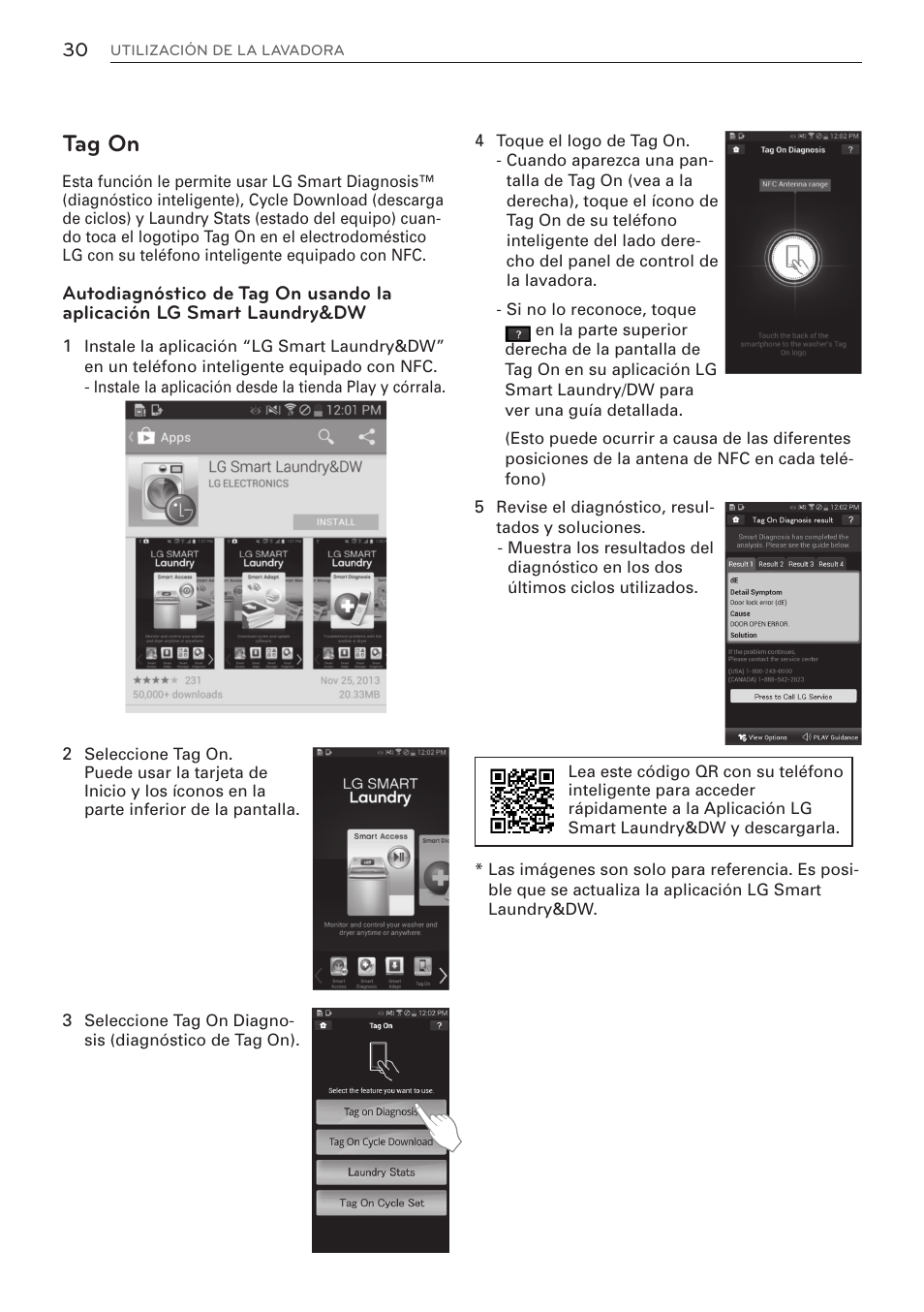 Tag on | LG WM3570HWA User Manual | Page 78 / 96