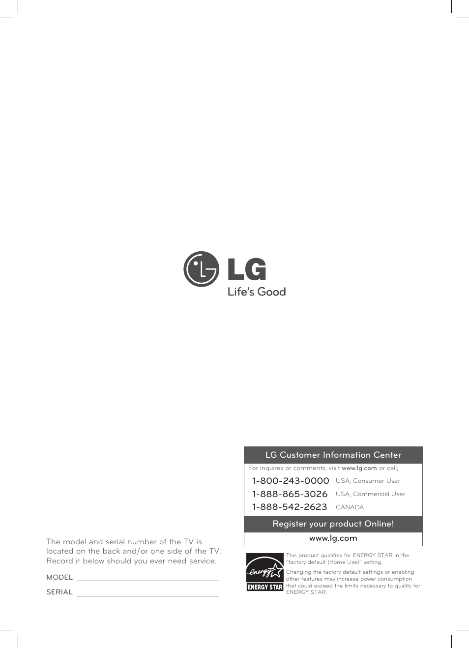 LG 42LM3700 User Manual | Page 40 / 40