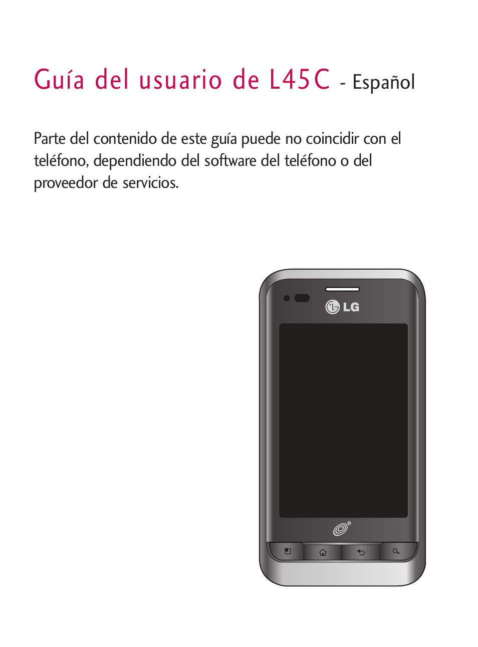 Guía del usuario de l45c | LG LGL45C User Manual | Page 259 / 546