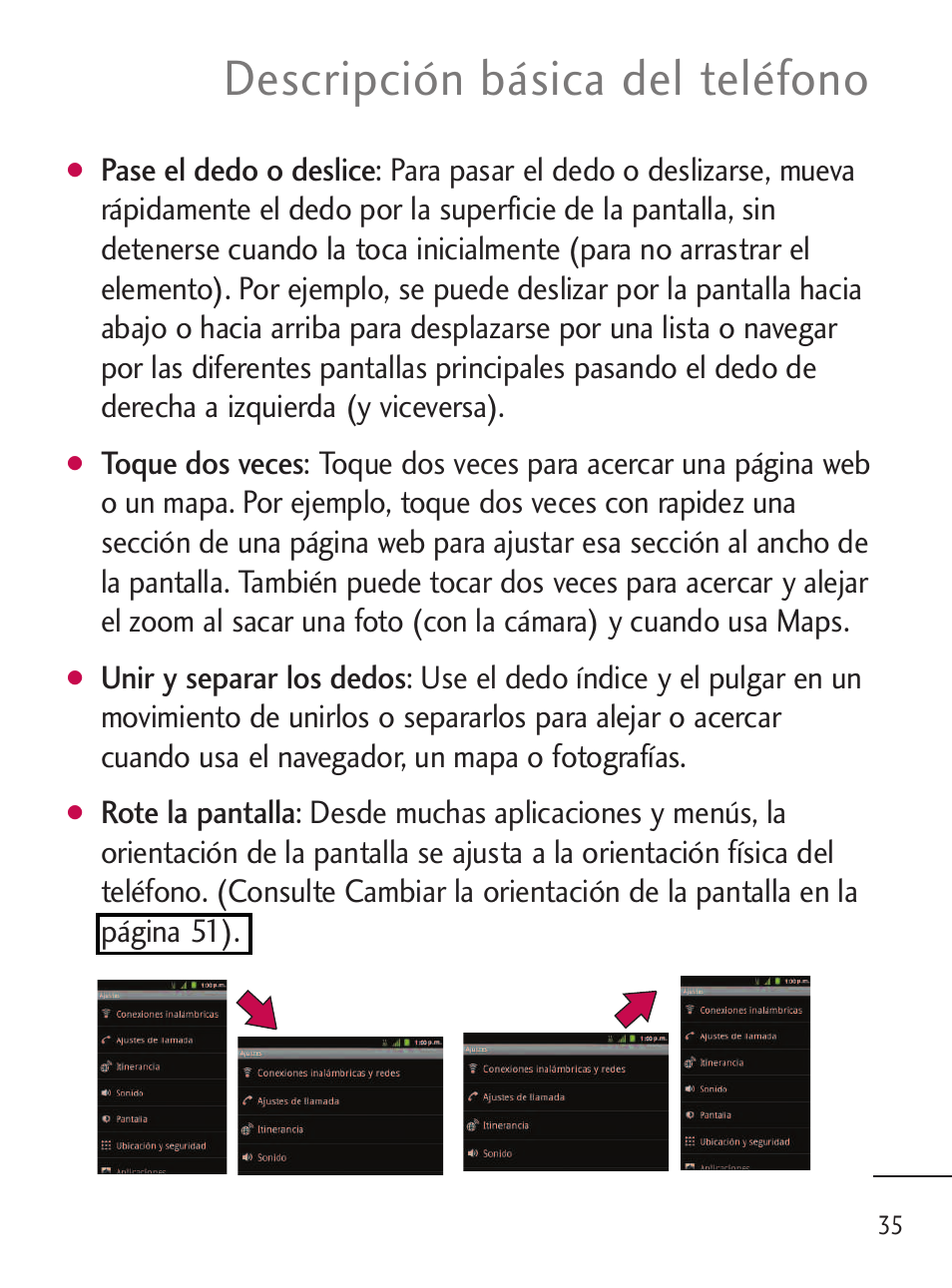 Descripción básica del teléfono | LG LGL45C User Manual | Page 293 / 546