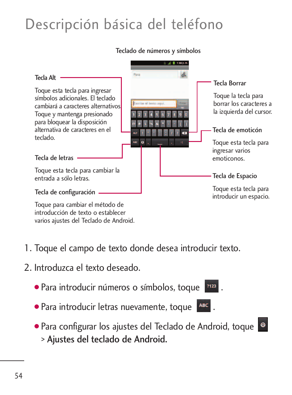 Descripción básica del teléfono | LG LGL45C User Manual | Page 312 / 546