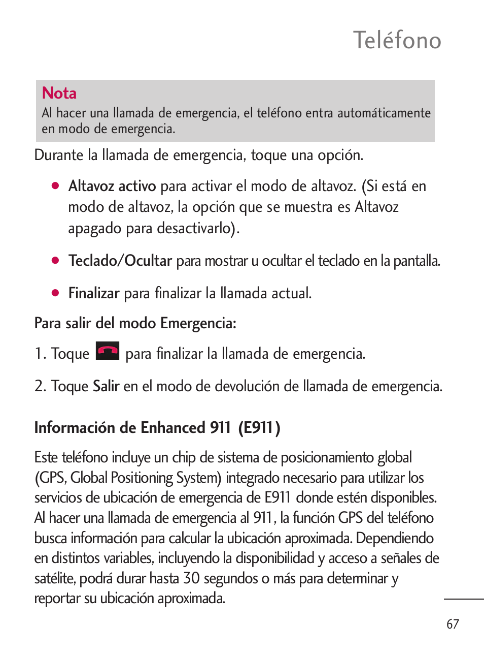 Teléfono | LG LGL45C User Manual | Page 325 / 546