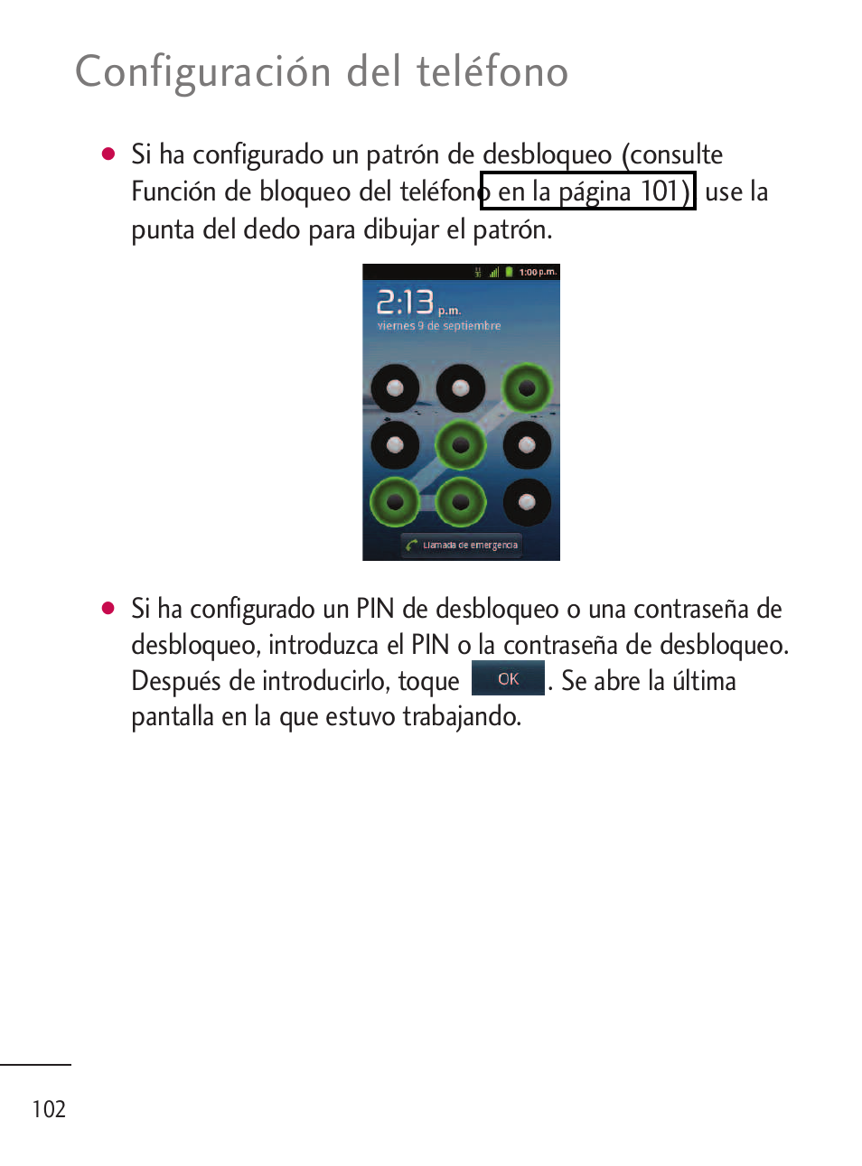 Configuración del teléfono | LG LGL45C User Manual | Page 360 / 546