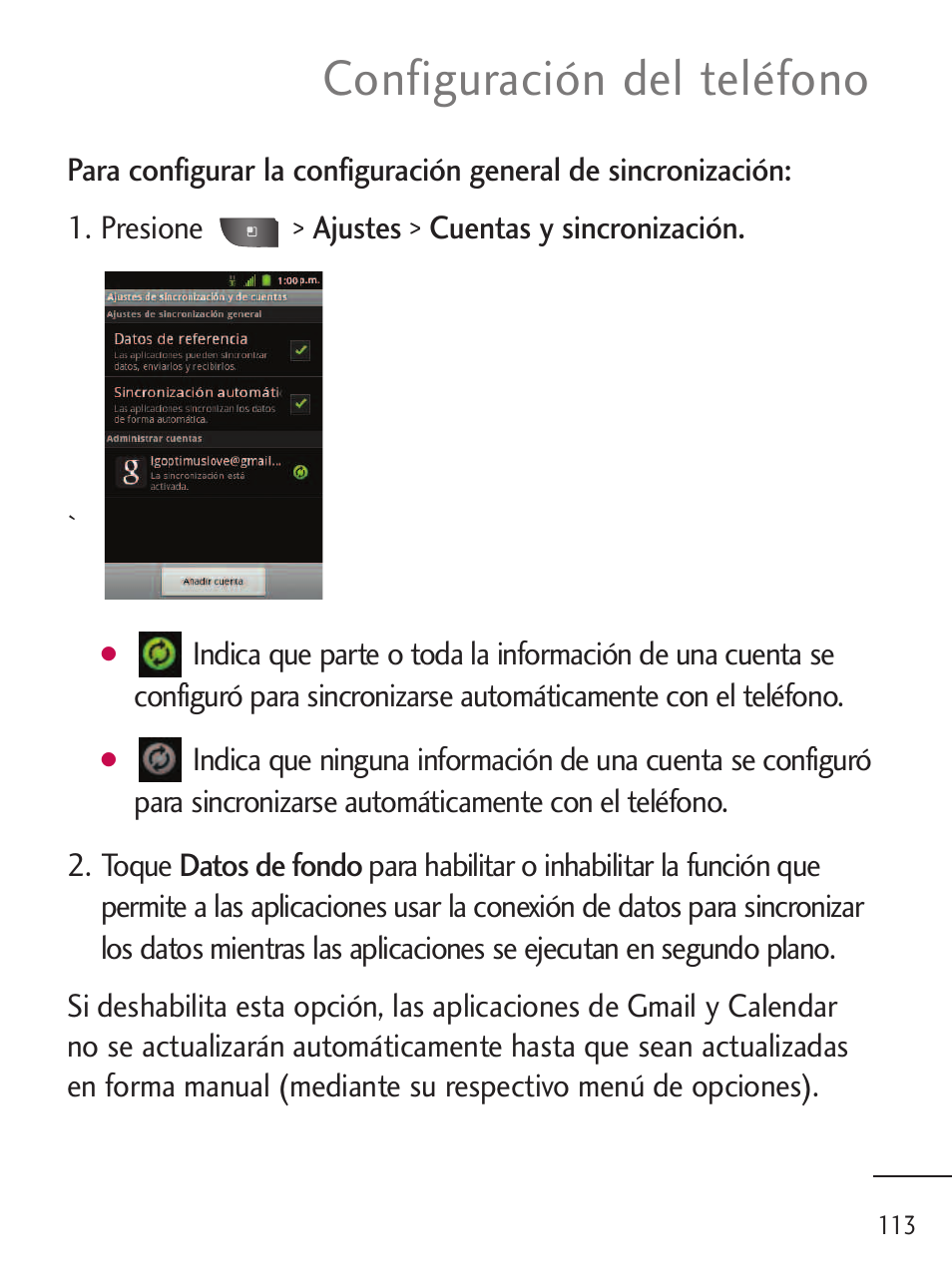 Configuración del teléfono | LG LGL45C User Manual | Page 371 / 546