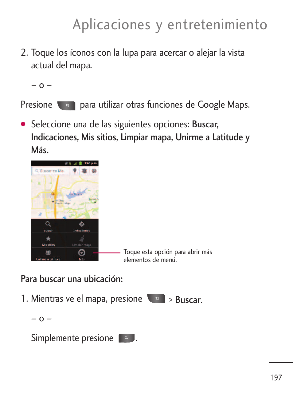 Aplicaciones y entretenimiento | LG LGL45C User Manual | Page 455 / 546