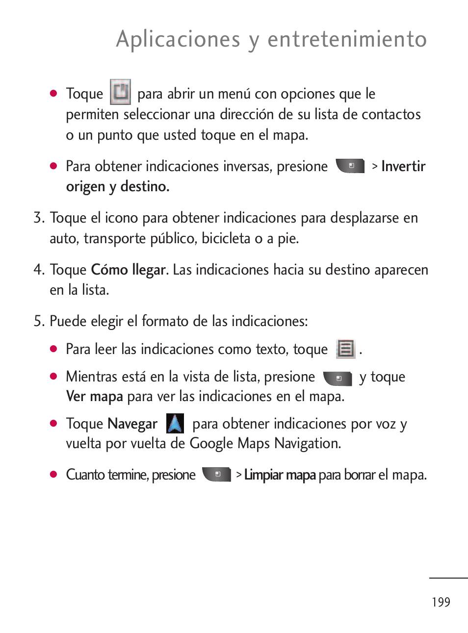 Aplicaciones y entretenimiento | LG LGL45C User Manual | Page 457 / 546