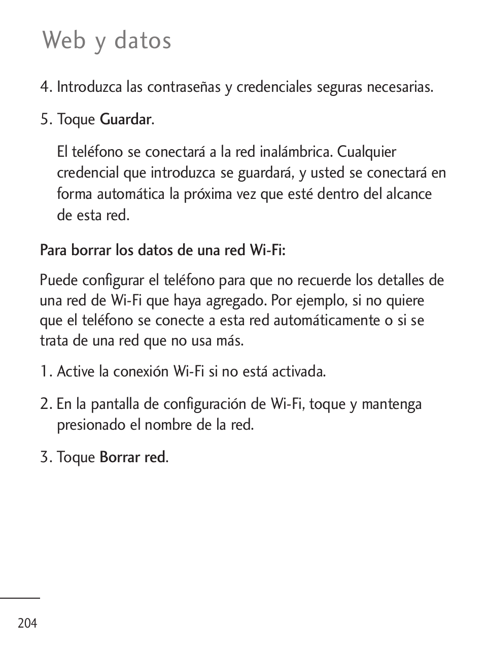 Web y datos | LG LGL45C User Manual | Page 462 / 546