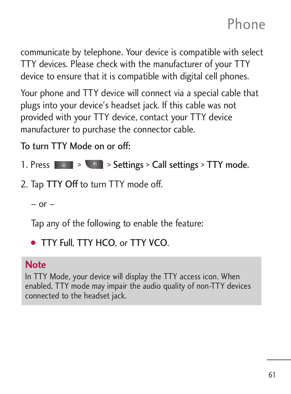 Phone | LG LGL45C User Manual | Page 63 / 546