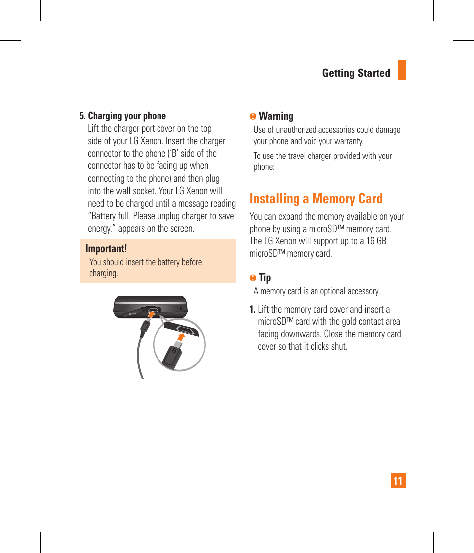 LG GR500A User Manual | Page 15 / 298