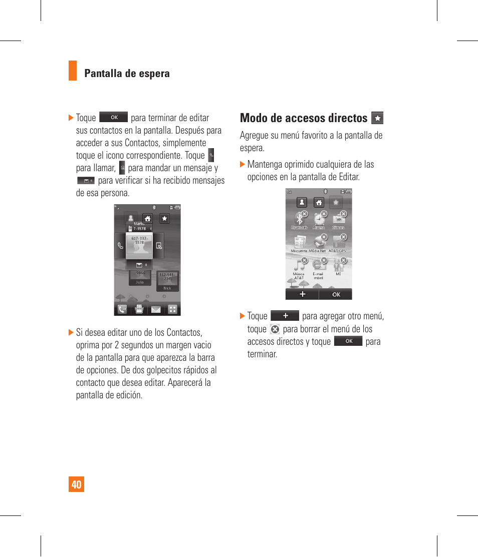 Modo de accesos directos | LG GR500A User Manual | Page 188 / 298