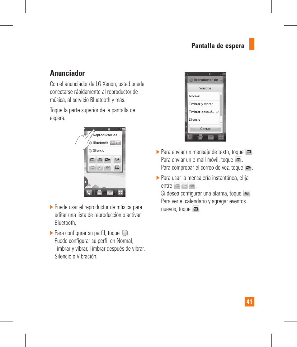 Anunciador | LG GR500A User Manual | Page 189 / 298