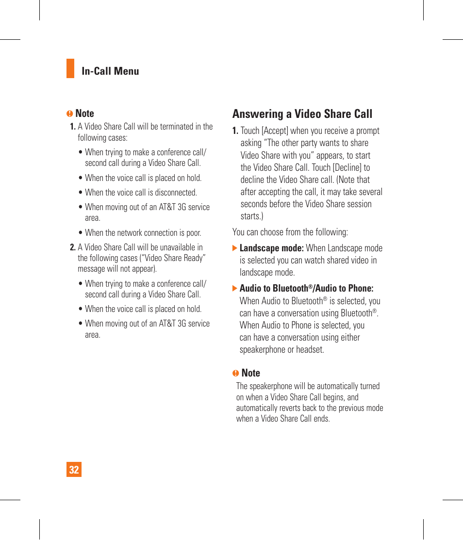 Answering a video share call | LG GR500A User Manual | Page 36 / 298