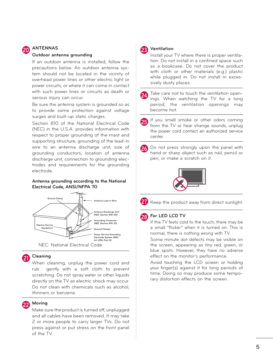 LG 55LX9500 User Manual | Page 5 / 218