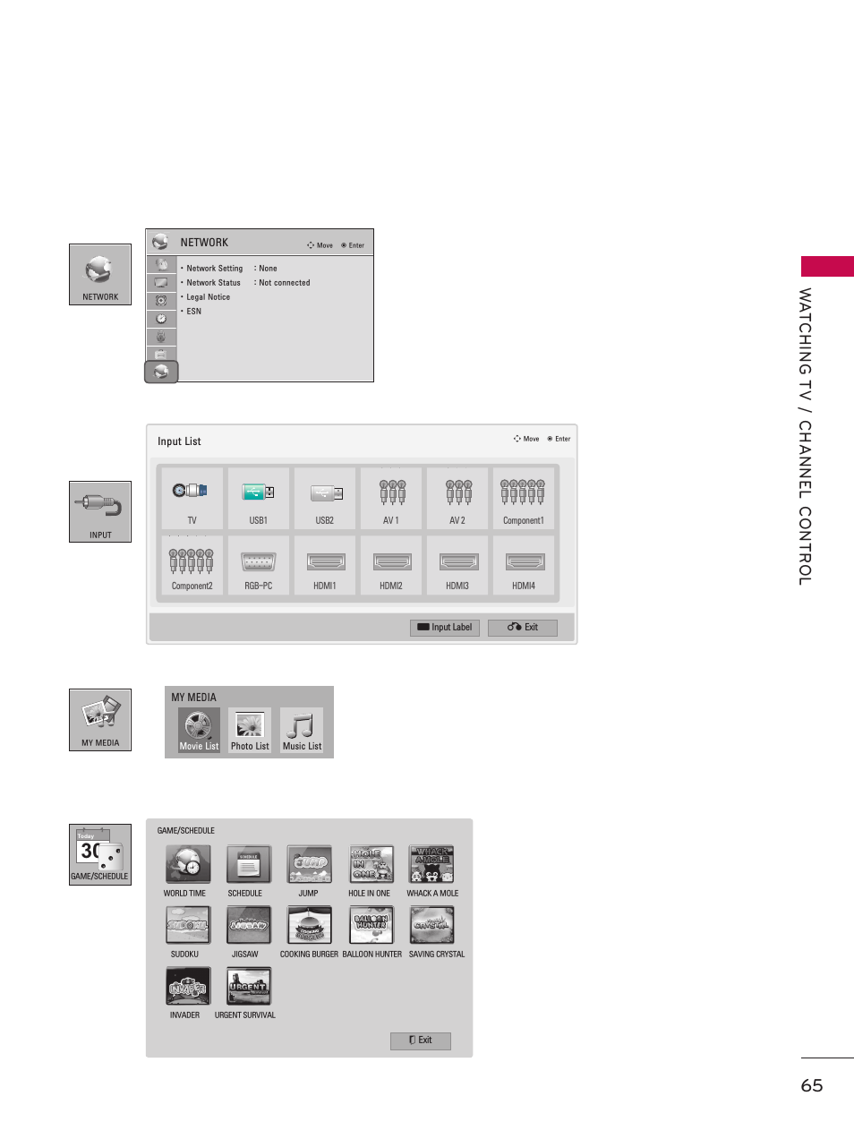 LG 55LX9500 User Manual | Page 65 / 218