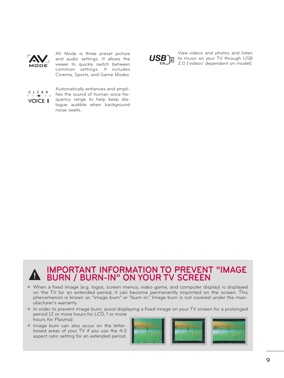LG 55LX9500 User Manual | Page 9 / 218