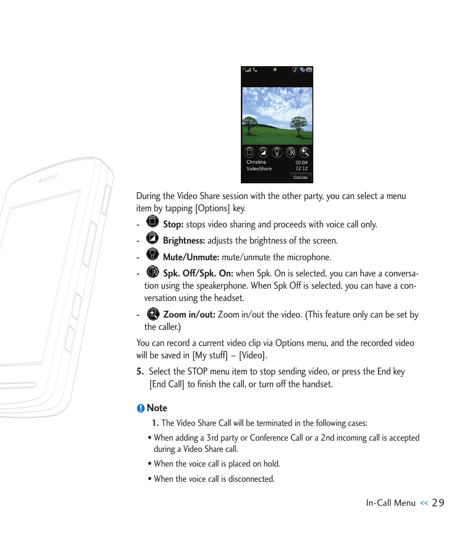 LG CU920 User Manual | Page 33 / 143